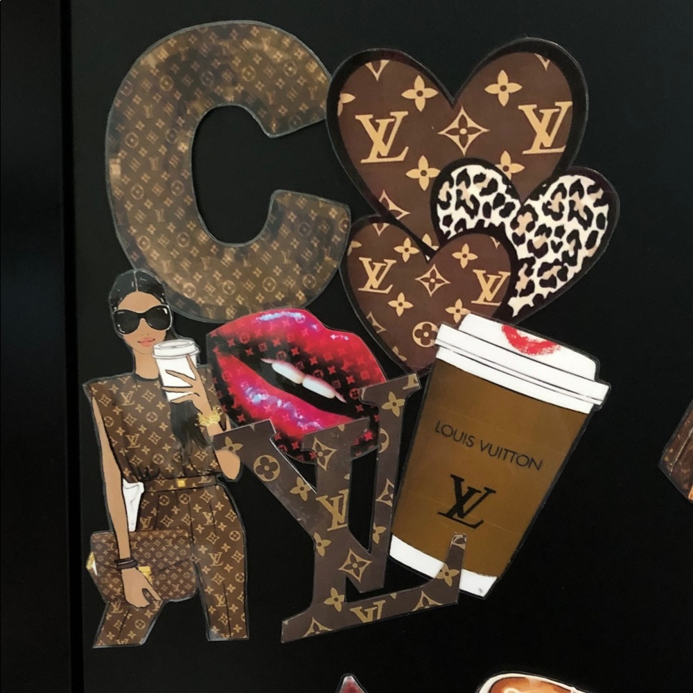 Designer-Inspired Monogram Magnet Set